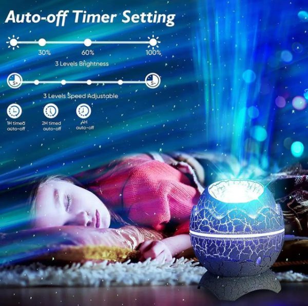 Dinosaur Egg Lamp Music Night Light L3-L3080 - Image 3