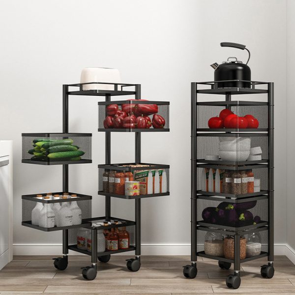 5 Layer Square Shape Kitchen Rack - Image 4