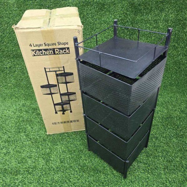 5 Layer Square Shape Kitchen Rack - Image 5