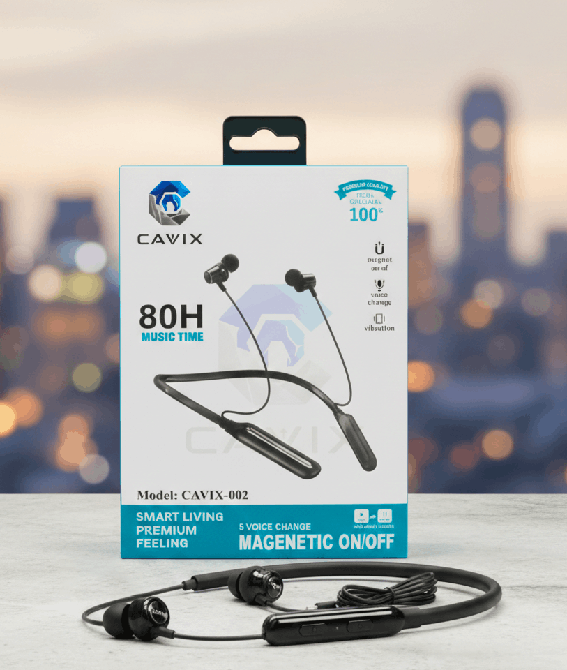 Cavix-002 Voice Changer Magnetic Premium Neckband